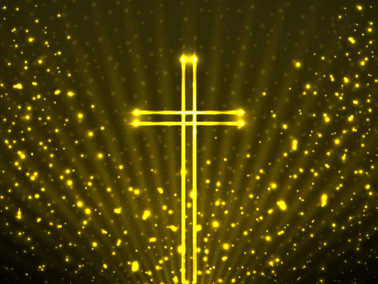 Church, Crucifix, Easter, Light, Religious Cross, Symbol, Magic backdrop, Religious symbol, Glitter particles, Glow, Neon
