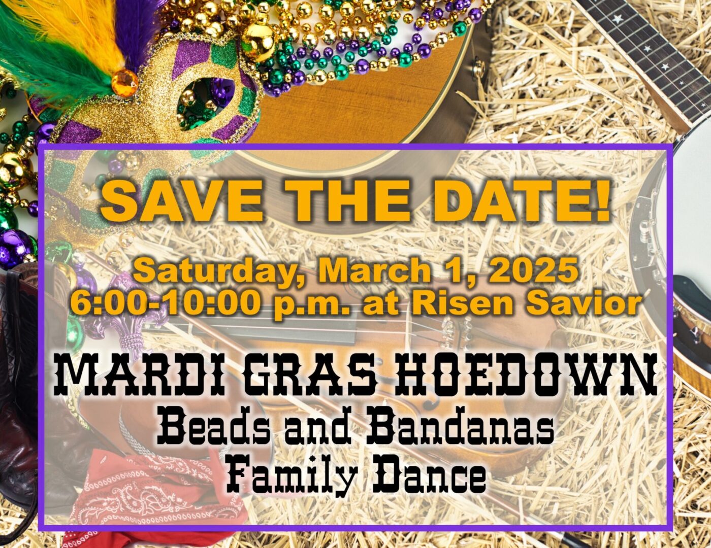 Mardi Gras Hoedown 2025 Web